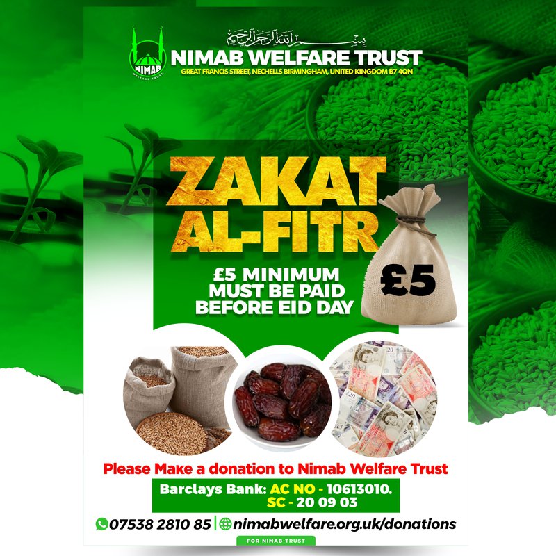 Nimab Welfare Trust Zakat AlFitr